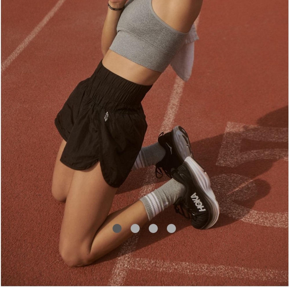 Free People Charcoal Athletic Shorts